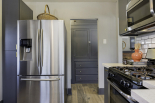 Kitchen, view of hallway