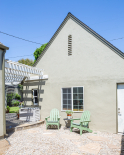 garage, view towards patio