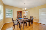 Dining room, view towards kitchen