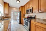 kitchen, view towards back door